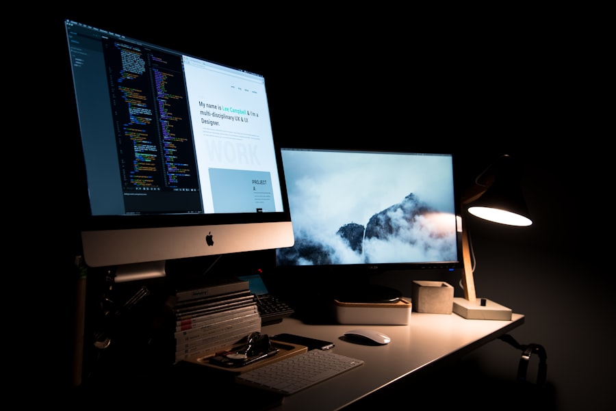 A modern responsive website on a laptop