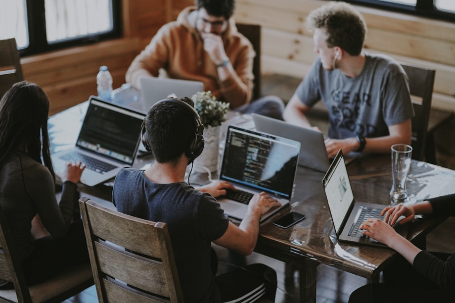 The Web X Meech team collaborating on a build