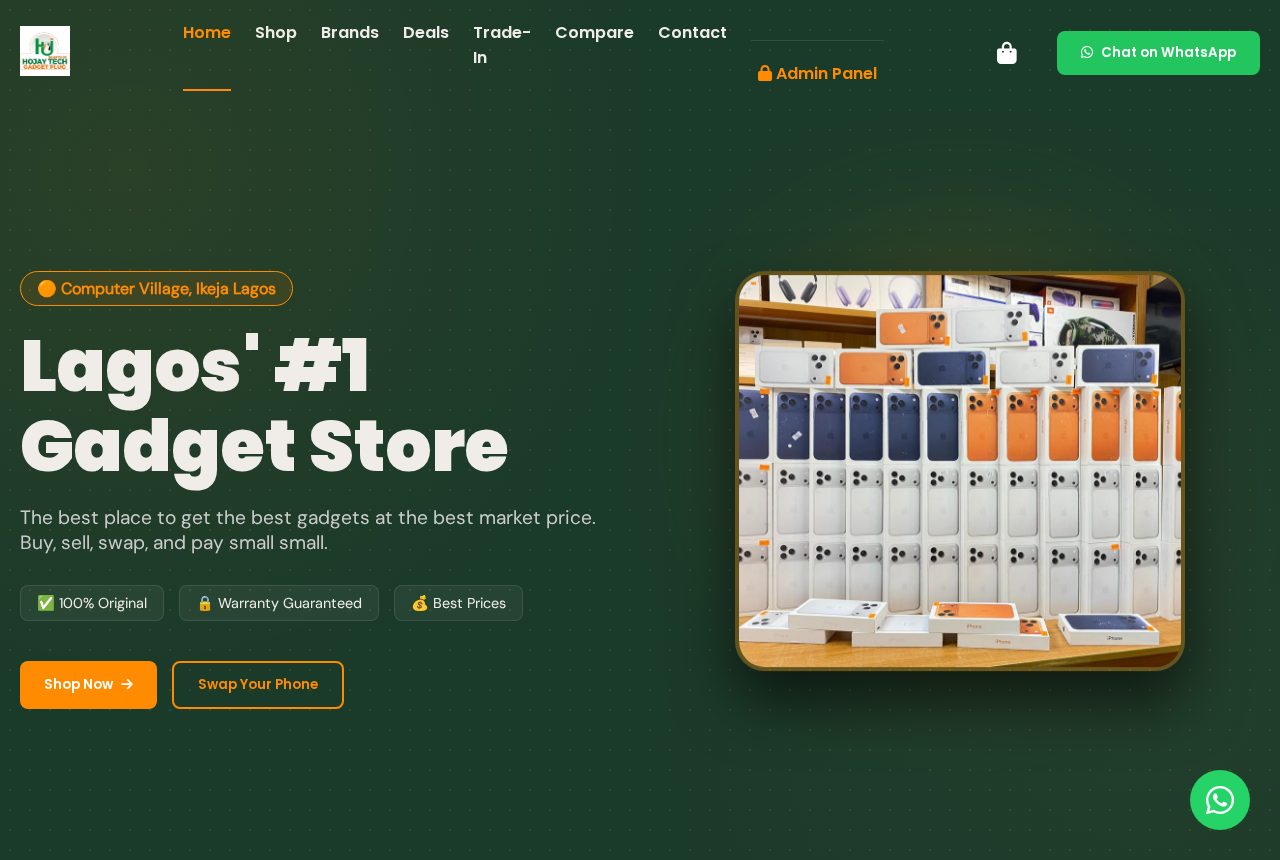 Hojay Tech Gadget live site